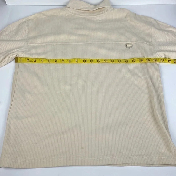 2$25 Cream beige neutrals minimalist Turtleneck sweater size large - Picture 4 of 6